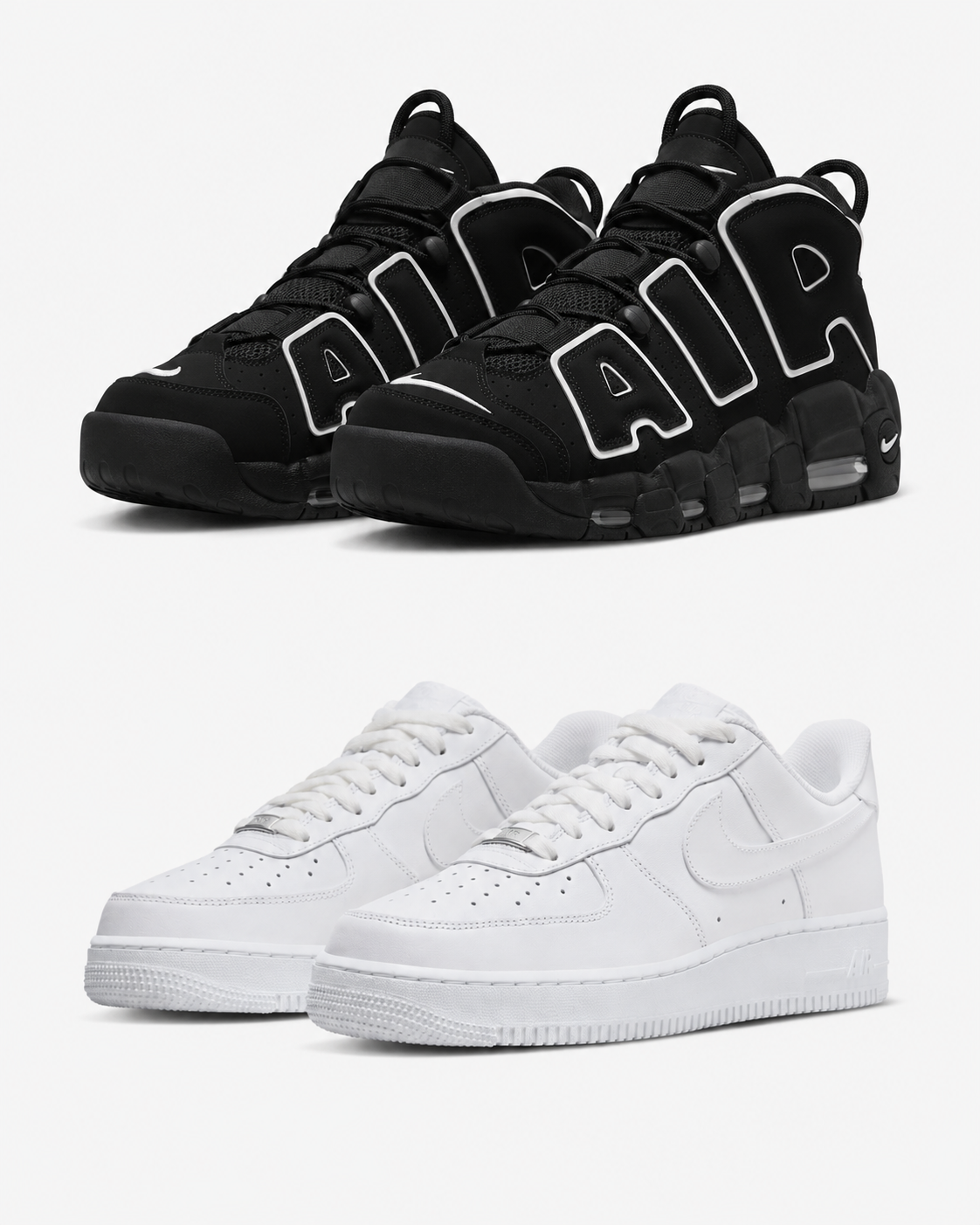 Nike Air More Uptempo x Nike Air Force 1 Combo