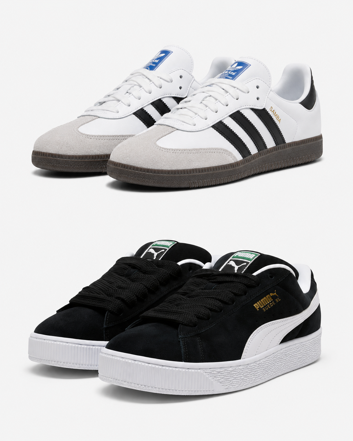 Adidas Samba x Puma Suede XL Combo