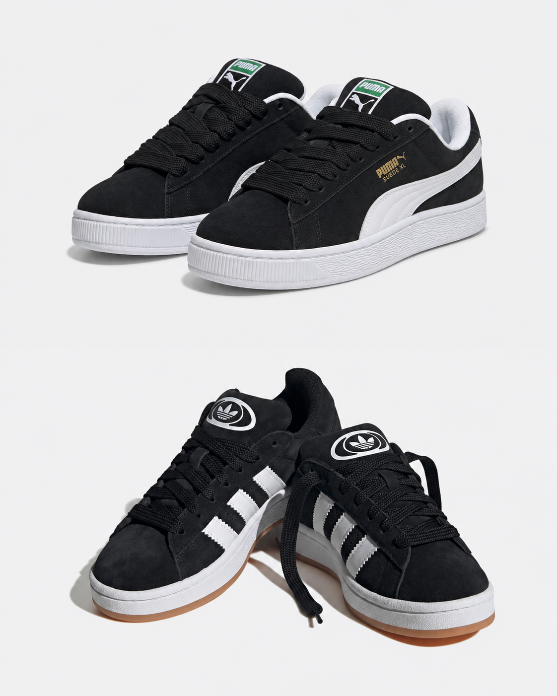 Puma Suede XL x Adidas Campus Combo