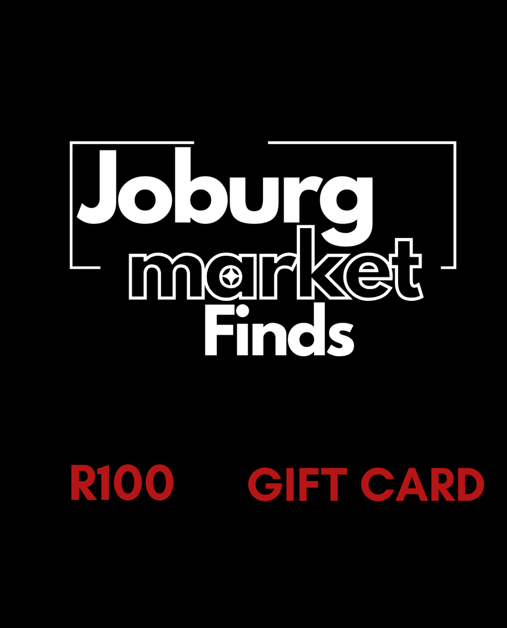 Joburg Market Finds Gift Card