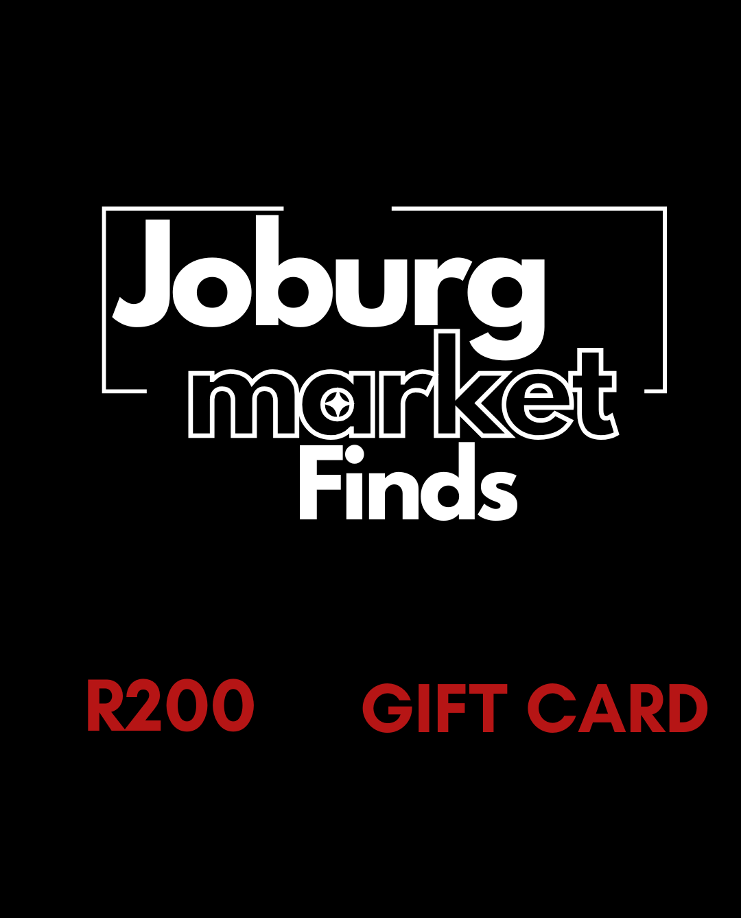 Joburg Market Finds Gift Card