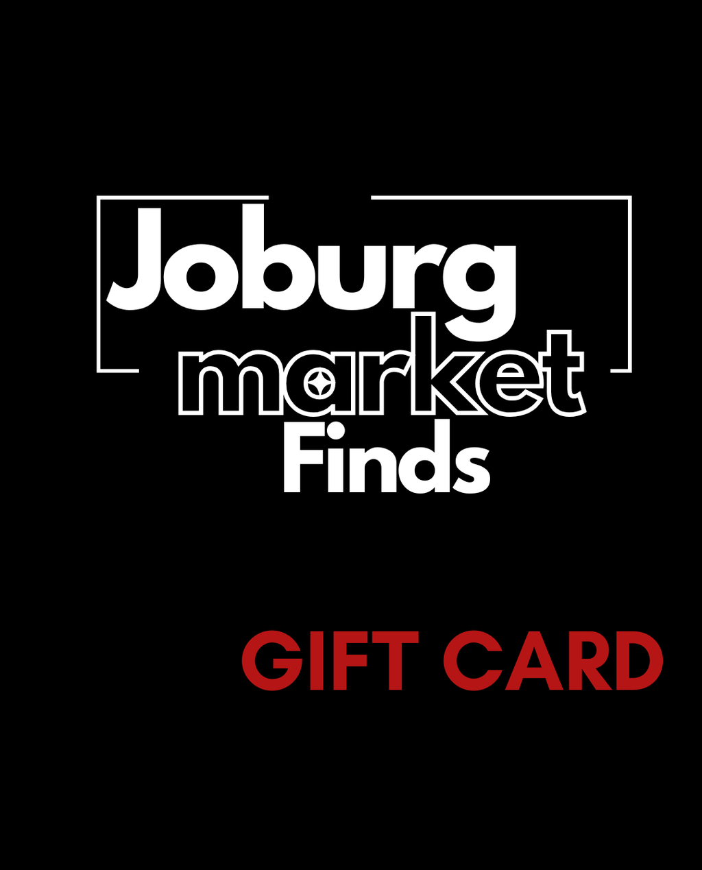 Joburg Market Finds Gift Card