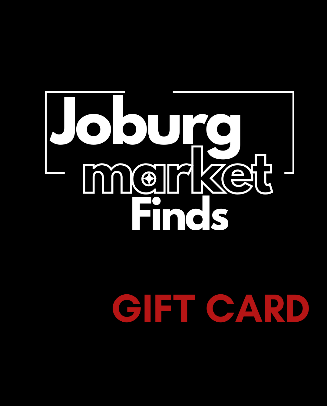 Joburg Market Finds Gift Card